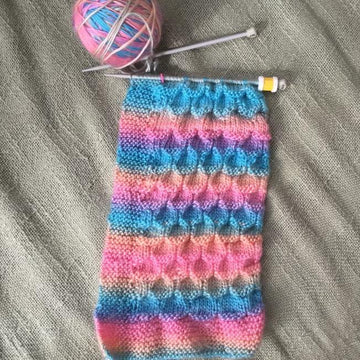 Mermaid / Fish Scale Afghan Square