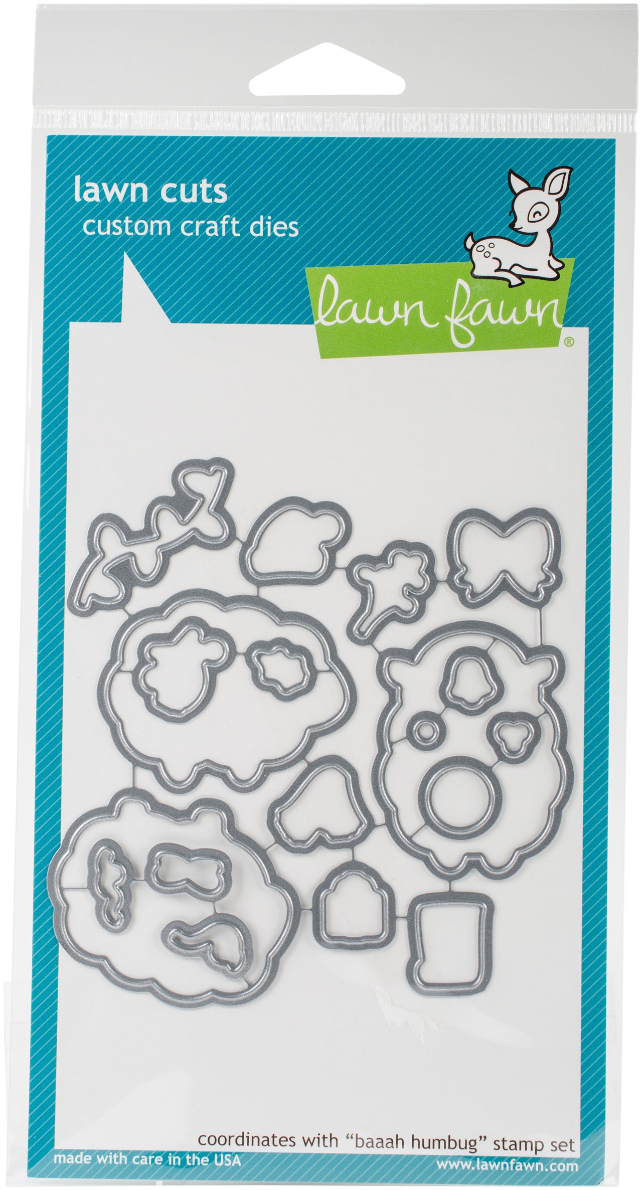 Lawn Fawn Lawn Cuts Custom Craft Die - Baaah Humbug