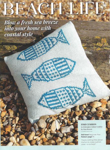 Decorative Fish Cushion Cover