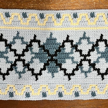 Mosaic Argyle Scarf
