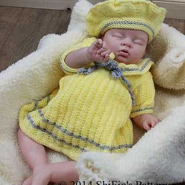 Sailor Dress Knitting Pattern #186