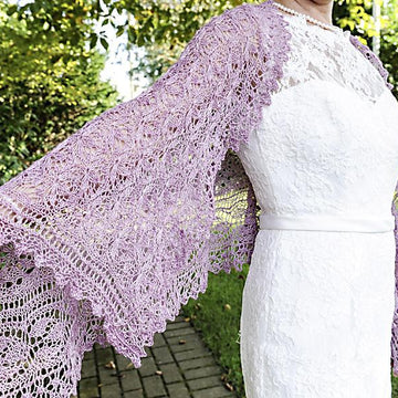 Emilia - Rectangle lace shawl