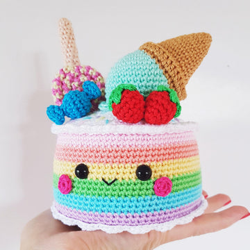 Rainbow Candy Cake