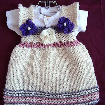 687 GIRLS KNIT DRESS OR SKIRT PATTERN
