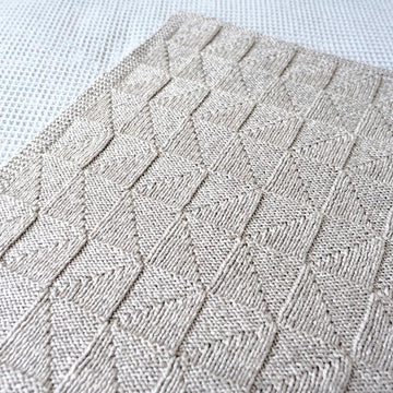 Tessellating Triangles Baby Blanket