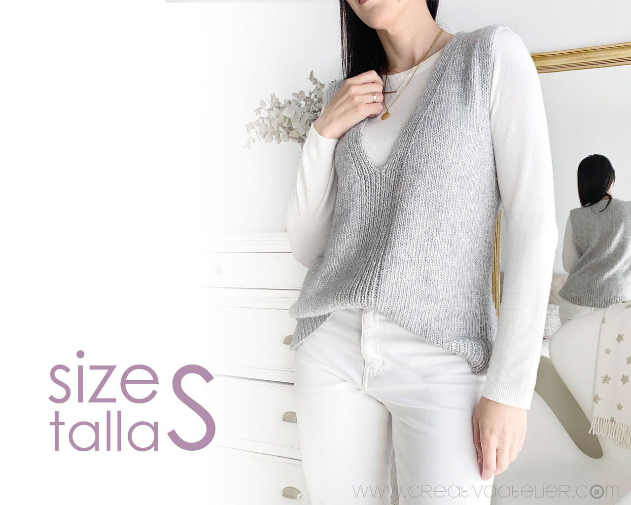 Size S - DUO Reversible Knit Vest