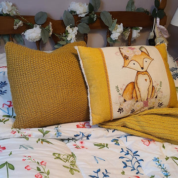 Linen Stitch Throw Pillow
