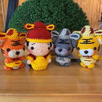 Lucky Tiger amigurumi