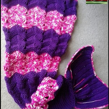 Mermaid Tail Crochet Blanket