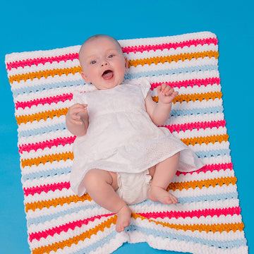 Squishy Blanket - Free Crochet Pattern For Kids in Paintbox Yarns Chenille by Paintbox Yarns