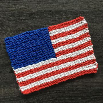 United States Flag Dishcloth