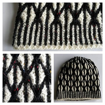 Aran Lattice Beanie