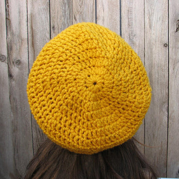 Crochet Mustard hat