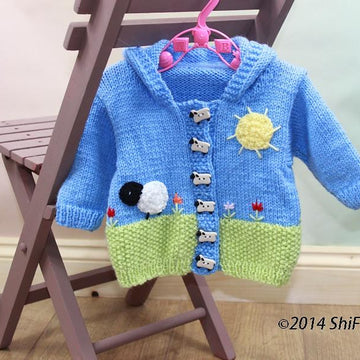 286- Spring Scene Jacket Knitting Pattern #286