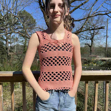 Honeycomb Tank Top Crochet Pattern