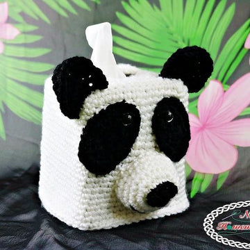 Panda Bear Tissue Box Cover