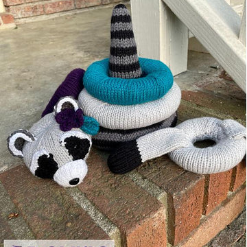 Raccoon Stacking Ring Toy