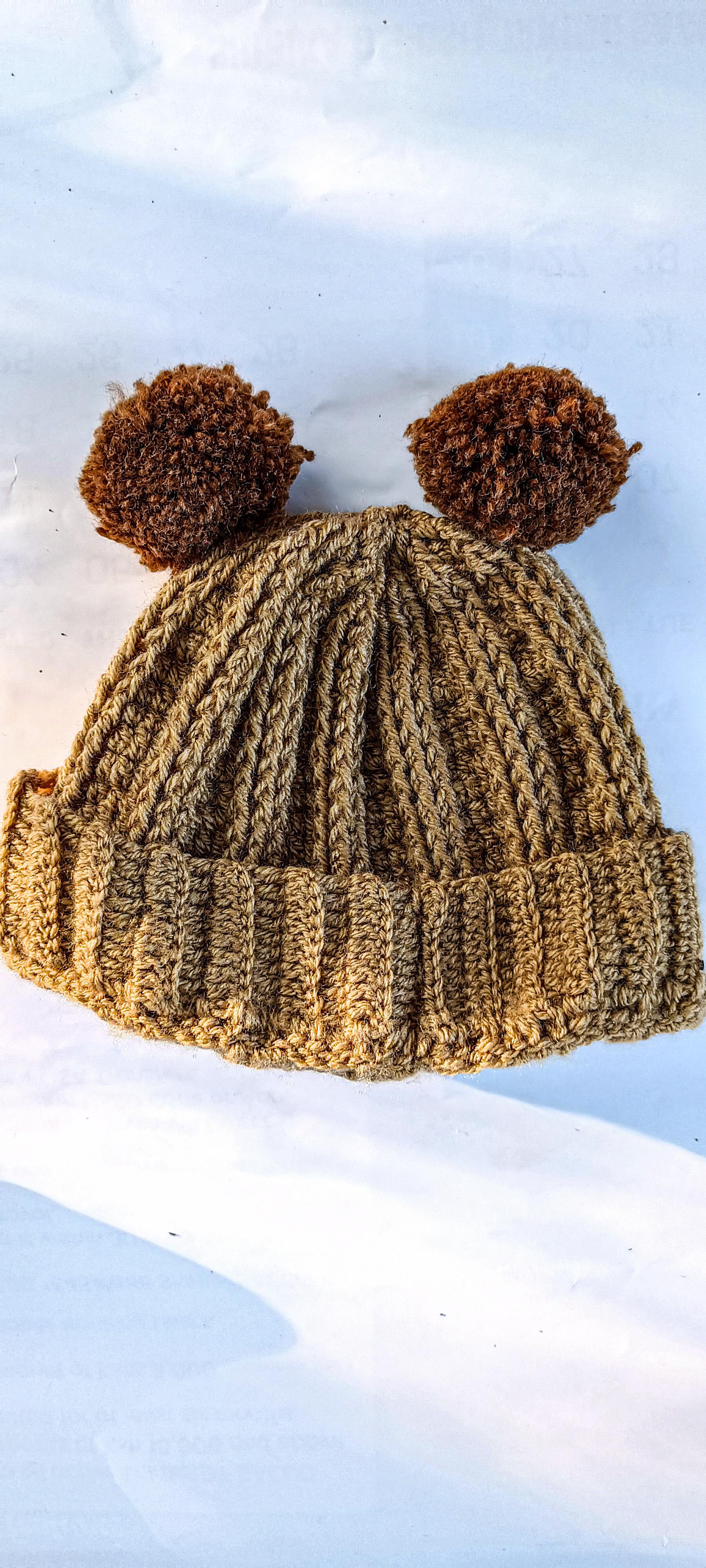 Regal Ridge Crochet Beanie