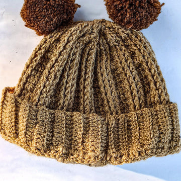 Regal Ridge Crochet Beanie