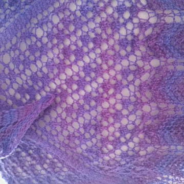Blooming Iris Shawlette