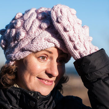 Cranberry hat