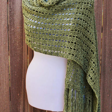 Fall Moss Shawl