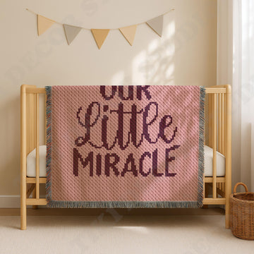 CROCHET PATTERN C2C Baby Blanket Miracle Pink Afghan Adorable Graphgan Throw