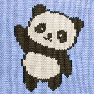 Panda Bear intarsia Chart