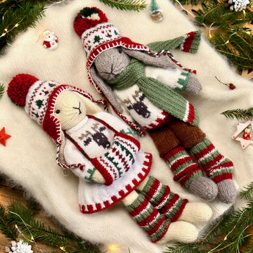 Christmas Bunny with Outfits