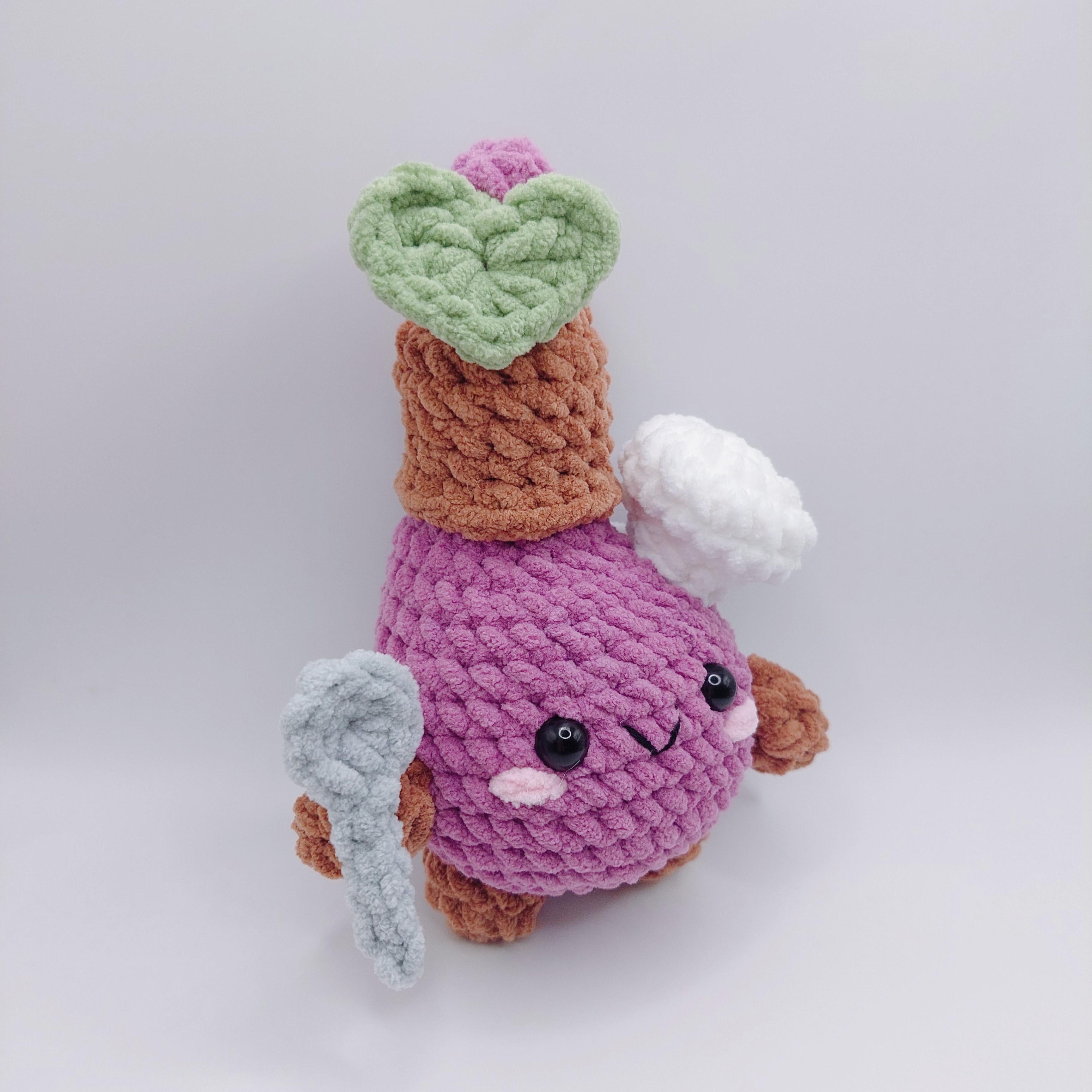 Ube the Purple Yam Amigurumi Crochet Pattern