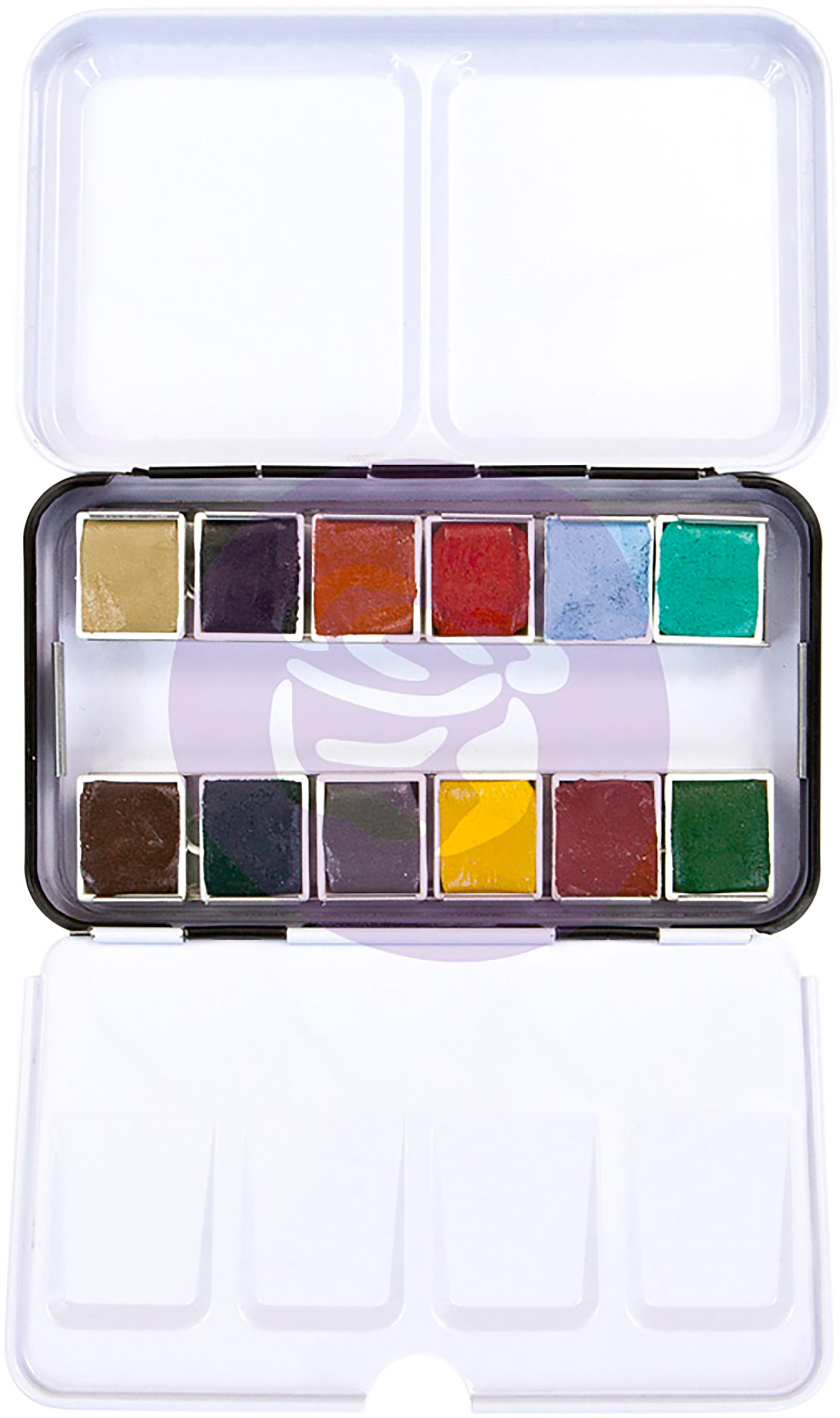 Prima Marketing Prima Watercolor Confections Watercolor Pans 12/Pkg - Woodlands