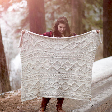 Winter Cabin Throw