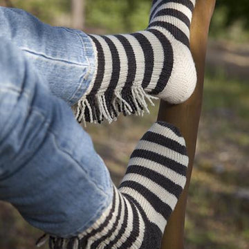 Cat's Zebra socks