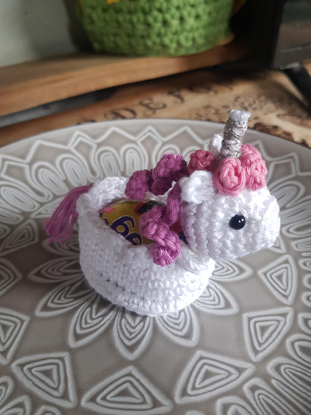 Ellie Unicorn Creme Egg Basket