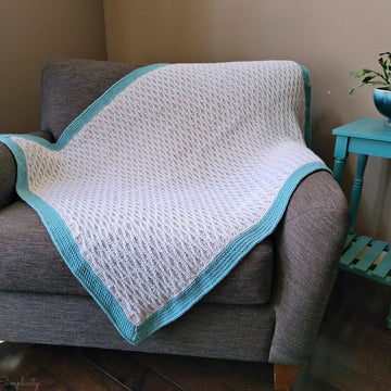 Triple Textures Afghan