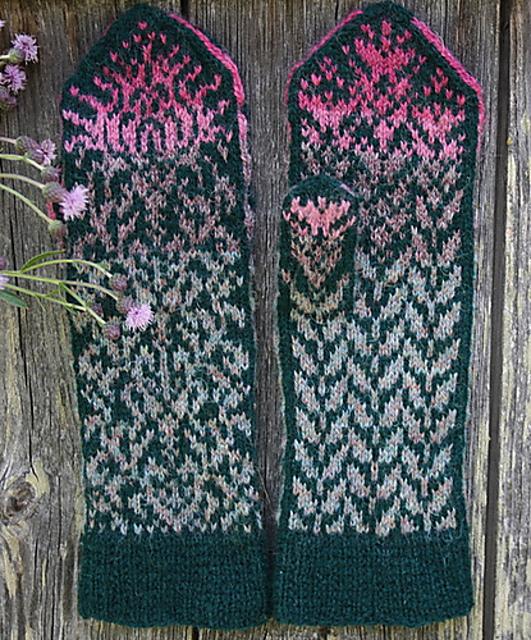 Thistle Mittens