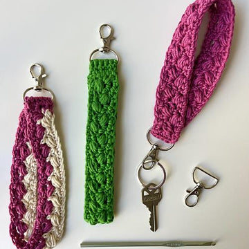#385 Fancy Keychain Wristlet
