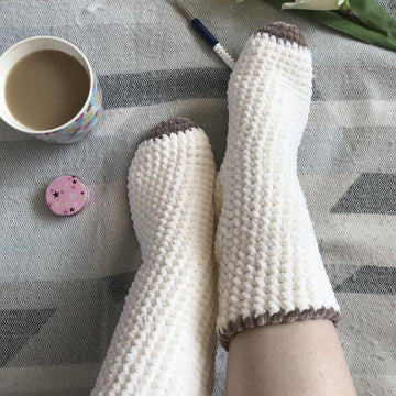 Chenille Bed Socks
