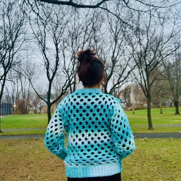 Sweet Beehives Sweater Net Pullover