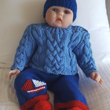 Jesse - 12ply cabled sweater