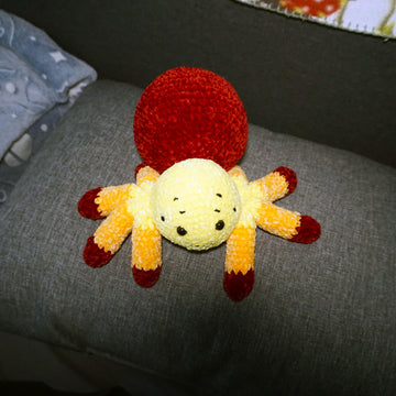 Häkelanleitung für die Amigurumi Kuschelspinne