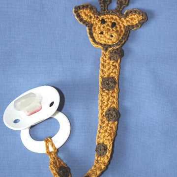 Zoo Animals Soother Pacifier Clip Patterns