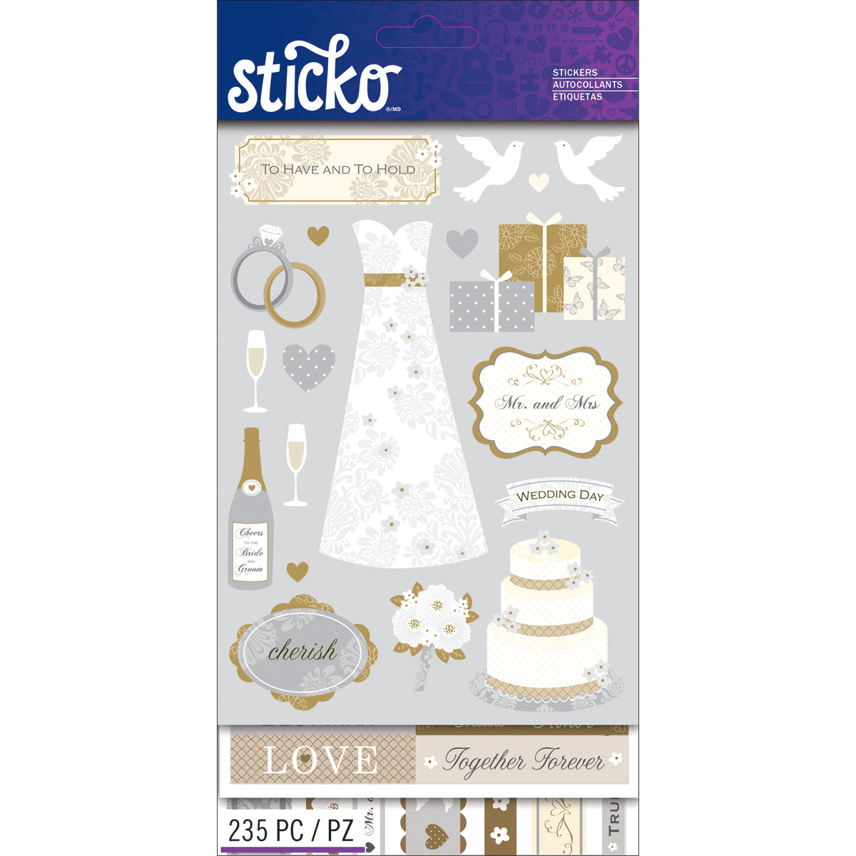 Sticko Flip Pack - Wedding