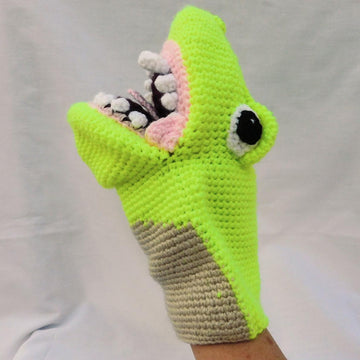 Rexy, the Tyrannosaurus rex, hand puppet