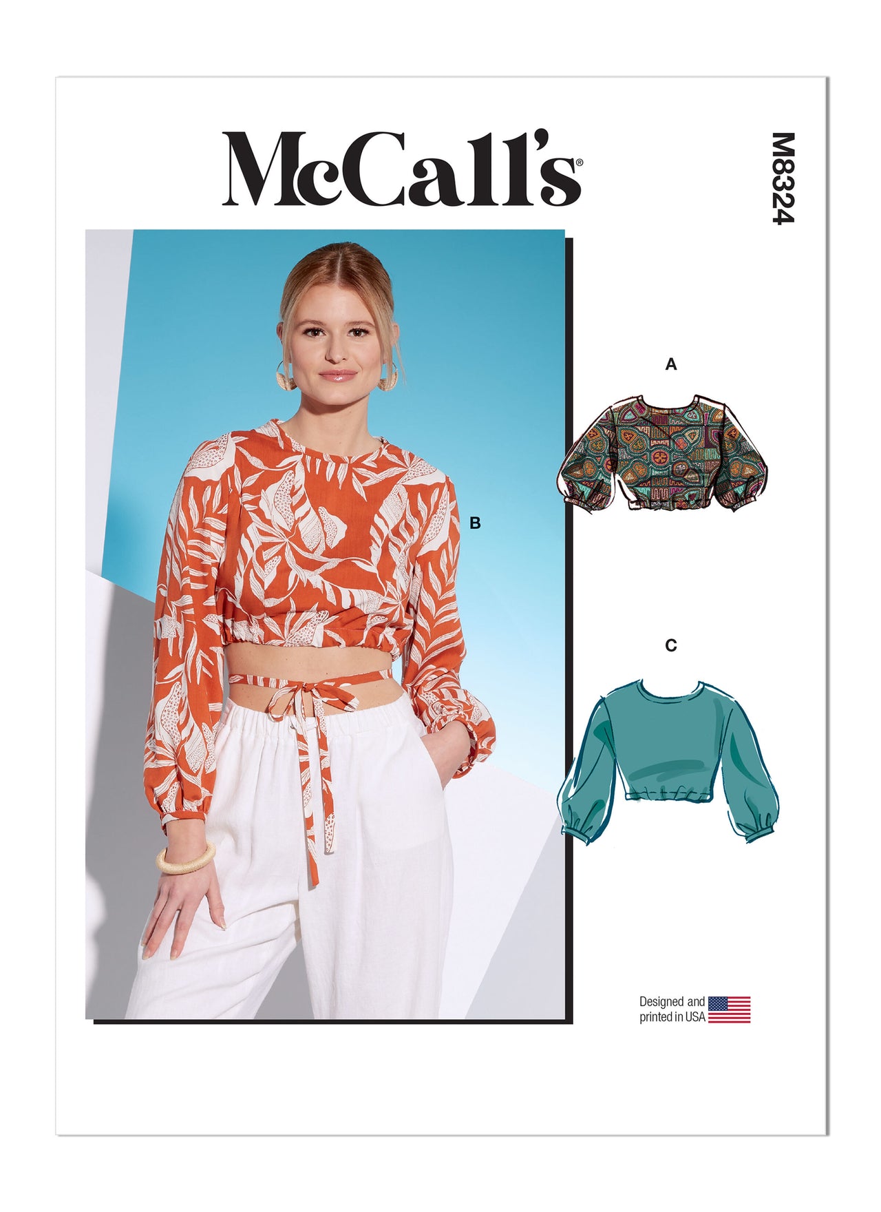 McCall's Misses' Tops M8324 - Sewing Pattern