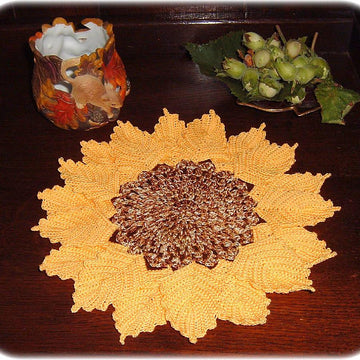 Sunflower doily