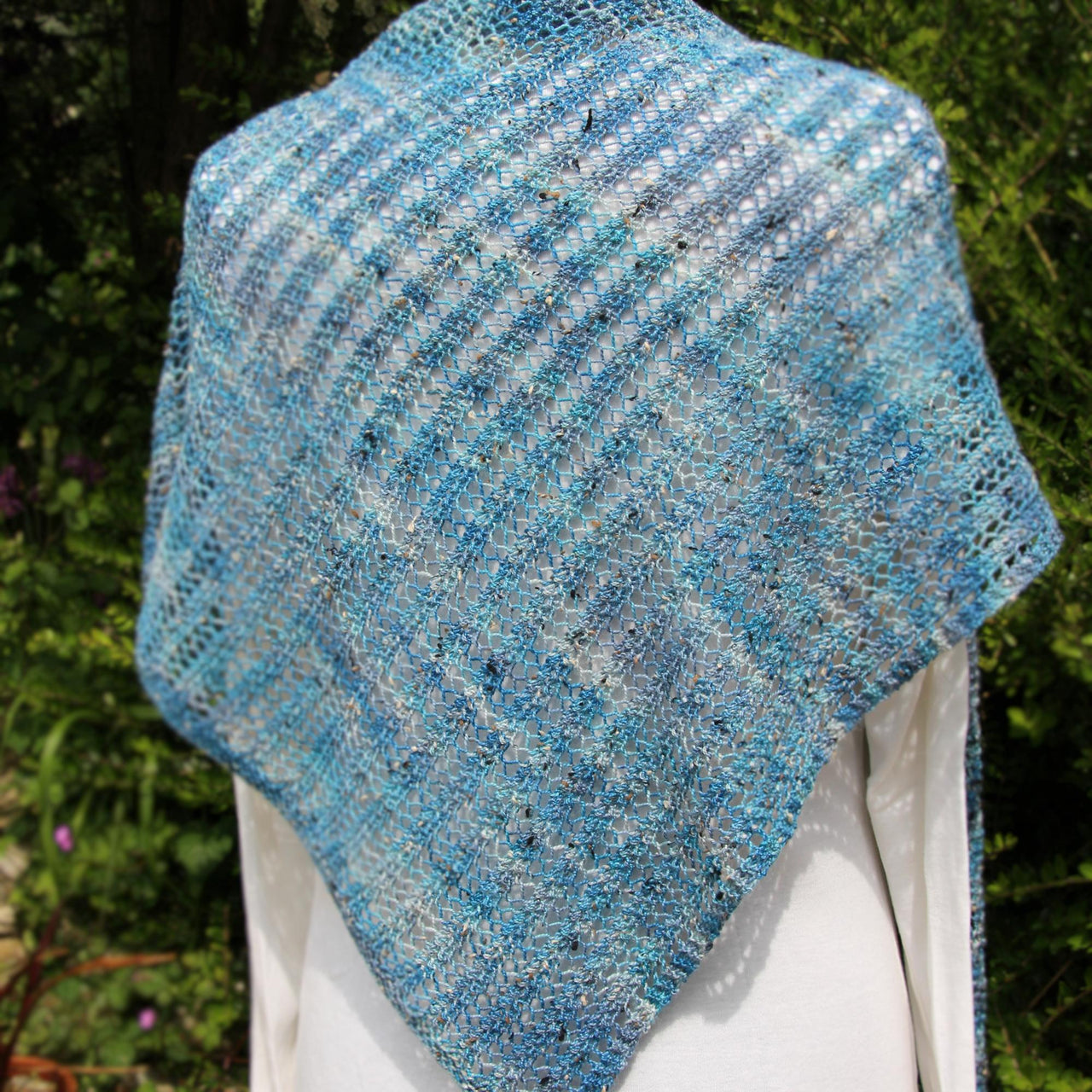 Triangle Trellis Shawl