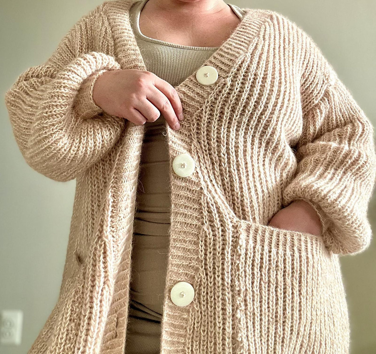 Rose Cloud Cardigan