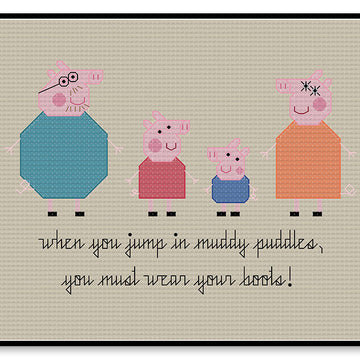 Peppa Pig - PDF Cross Stitch Pattern