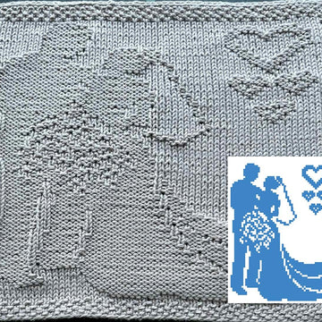 Nr. 761 – Wedding – with heart 65 stitches